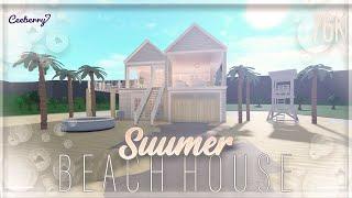 Bloxburg  Small Beach House 76k  Speed Build