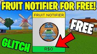 HOW TO GET FRUIT NOTIFIER FOR FREE IN BLOX FRUITS Roblox