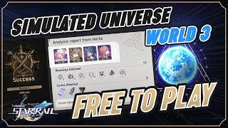 Simulated Universe World 3 CLEARED Free To Play Setup HonkaiStar Rail