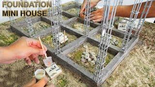 ¿Cómo se construye una casa en América Latina? Cimentación de una casa paso a paso Miniature House