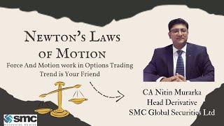 Newtons Laws of Motion- Force Motion work in Options Trading  Nitin Murarka Nifty ke Nishanebaaz