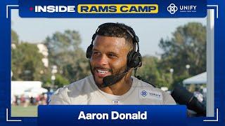 Aaron Donald On Mentoring Young Players & Expectations For 2023  Inside Rams Camp