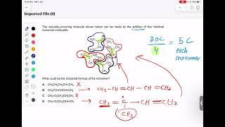 Tricky MCQ As Chemistry 9701 Identification of Monomer from cyclic Polymer