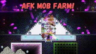 Terraria most EFFICENT AFK mob farm - Step by Step Tutorial Vanilla & Modded