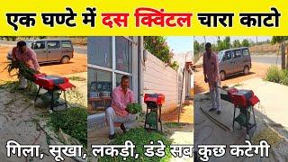 1 घंटे में 10 क्विंटल चारा कटेगी ये Chaff cutter machine    Chaff cutter 3 hp motar price& review