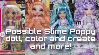 RAINBOW HIGH NEWS Possible Slime Poppy doll Color & Create series 2 and more