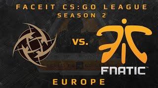 NIP vs Fnatic - de_inferno WEEK 3 FACEIT CSGO League Season 2