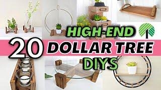 20 BRILLIANT Dollar Tree DIYS & Hacks  INSTANTLY Transform Your Home On A BUDGET