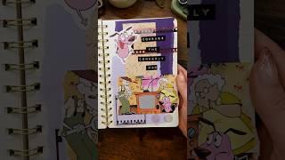 #couragethecowardlydog #journaling #scapbooking #journalwithme #journal #junkjournal