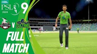 LAHORE QALANDARS VS MULTAN SULTANS  PSL 9 MATCH  CRICKET 24 GAMEPLAY