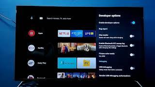 Smart TV  How to Enable or Disable Developer Options and USB Debugging Mode