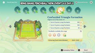 Genshin Impact  Bing-Bang Finchball New Event 4.8 Day 3 Gameplay Guide - 1500 Score