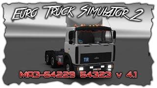 Euro Truck Simulator 2 обзор мода  МАЗ-64229 54323 v.4.1 