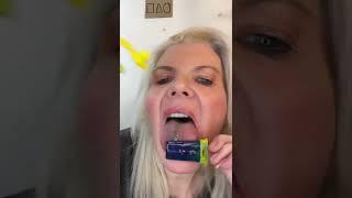 ASMR sour lollipop sucking sounds Mukbang #shorts #youtubeshorts