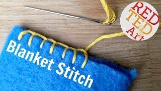 Blanket Stitch How To - Basic Sewing Embroidery & Hand Sewing