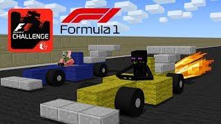 Monster School Formula 1 Racing Challenge - Minecraft Animation