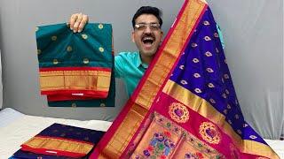 pure Silk paithani offer Kasturi paithani 