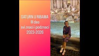 SATURN U RIBAMA III deo svi znaci i podznaci 2023 - 2026