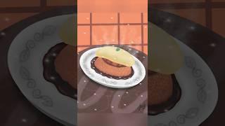 Omurice Japanese rice omelet #shorts #digitalart #speedpainting #art #japanesefood #food#omelette