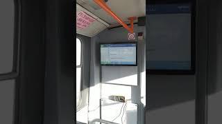 Монитор для автобусатроллейбуса системы аудио и визуального оповещения пассажиров GPSM