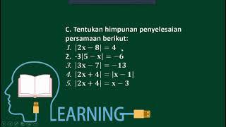 MATERI KELAS X_PERSAMAAN NILAI MUTLAK