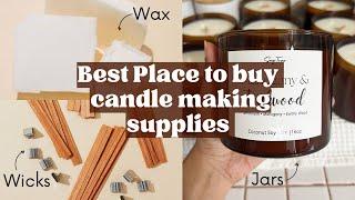 Where I buy ALL my Candle Making Supplies  Candle Business