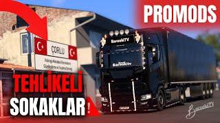 ÇORLU SOKAKLARI  BİM DEPOSU  EURO TRUCK SIMULATOR 2  PROMODS 