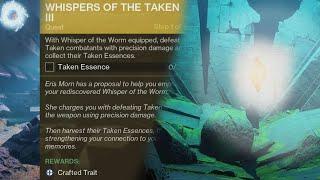 Easy Whispers of the Taken 3 quest Completion  Oracle Locations  Taken Blights Location