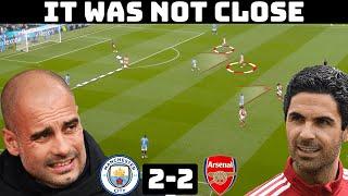 How Arteta Almost Shut Down Pep And Made It Look Easy