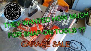 GARAGE SALE SCORE SNAP-ON TOOLS  UNBELIEVEABLE PROFIT