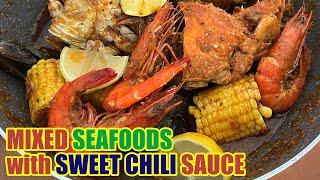 Mixed Seafood Recipe With Sweet Chili Sauce  Theas Kitchen