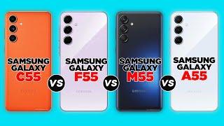 Samsung Galaxy C55 vs Samsung Galaxy F55 vs Samsung Galaxy M55 vs Samsung Galaxy A55 #comparison