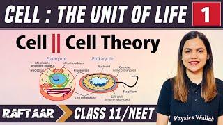 Cell  The Unit of Life 01  Cell  Cell Theory  Class 11NEET  RAFTAAR