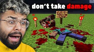 If I Take Damage Minecraft Gets More SCARY