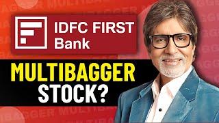 Best MULTIBAGGER Stock Under 100rsFundamental Analysis of IDFC First Bank  Harsh Goela