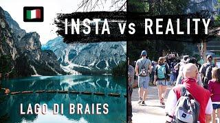 Lago Di Braies INSTAGRAM vs REALITY Most photographed lake in the Dolomites