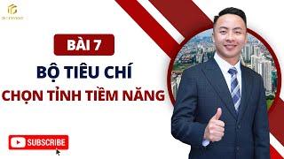 Coaching Bộ Tiêu Chí Chọn Tỉnh Tiềm Năng