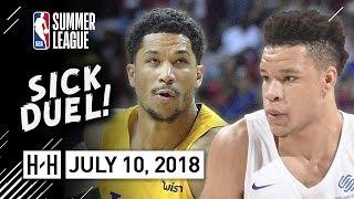 Kevin Knox vs Josh Hart DUEL Highlights 2018.07.10 NBA Summer League - SICK