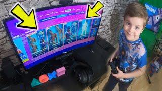 TRUMAnn Giving His 6 Year Old Kid TRAVIS SCOTT Bundle. Unlocking ALL Travis Scott Fortnite items