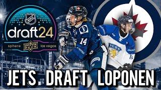 Winnipeg Jets Draft Markus Loponen 155th Overall