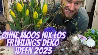 Frühlings Deko Ideen Ohne Moos nix Los - Deko Inspirationen Ostern - Frühling 2023 zum selber machen