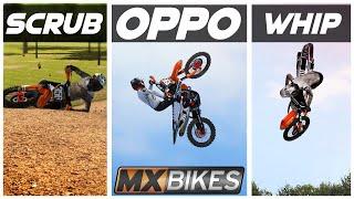 A Tutorial for EVERY Style of WHIP and SCRUB in Mx Bikes