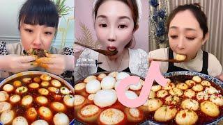 CRAZY CHINESE EGG EATING MUKBANGS  tiktok compilation  #eating #asmr #tiktok #mukbang #chinesefood