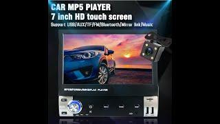 1 Din7  Автомобильный радиоприемник Car Audio Video Выдвижной экран Bluetooth Телефонная связь