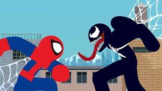 Spider-Man VS Venom Stick Fight