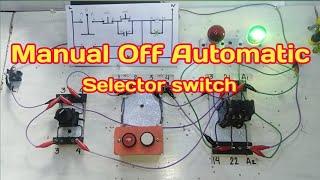 Manual Off Automatic Switch Wiring Tutorial Tagalog Basic Motor Control Tutorial