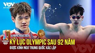 Olympic Paris 2024 Kình ngư Trung Quốc phá kỷ lục thế giới tại Olympic Paris 2024  Báo Điện tử VOV