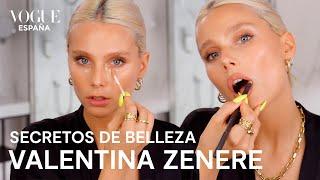 Valentina Zenere un look bronceado con cejas perfectas  Secretos de Belleza  VOGUE España