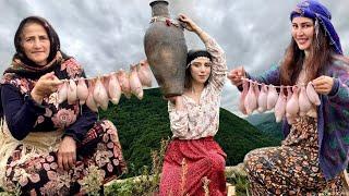 Lamb testicle roast in the oven Country style cooking