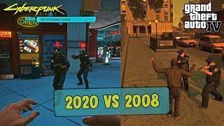 Cyberpunk 2077 vs GTA IV  Game Mechanics Comparison